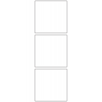 10945 - Label Size 80mm x 80mm - 830 labels per roll