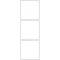 10945 - Label Size 80mm x 80mm - 830 labels per roll 
