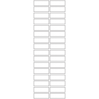 10951 - Label Size 45mm x 15mm - 7670 labels per roll