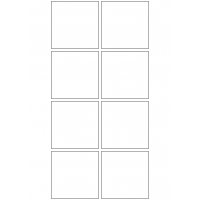 10958 - Label Size 70mm x 70mm - 1900 labels per roll