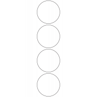 10959 - Label Size 60mm dia - 1100 labels per roll