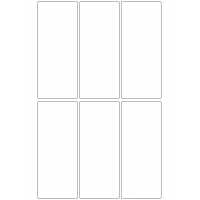 10968 - Label Size 69mm x 166mm - 1220 labels per roll