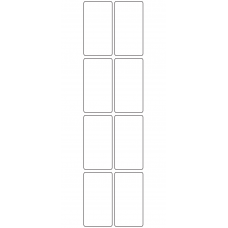 10969 - Label Size 33.8mm x 64mm - 2080 labels per roll 