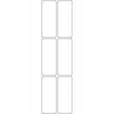 10971 - Label Size 35mm x 90mm - 1500 labels per roll 