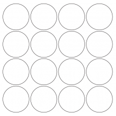 10972 - Label Size 50mm dia - 5340 labels per roll 