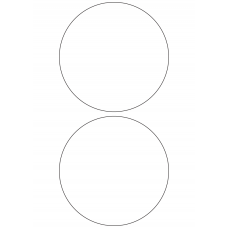 10975 - Label Size 125mm dia - 540 labels per roll 