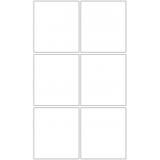 10987 - Label Size 94mm x 105mm - 1270 labels per roll 