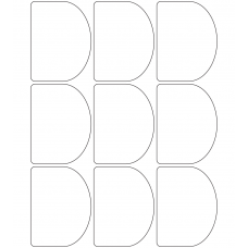 10989 - Label Size 68mm x 90.023mm - 2250 labels per roll 