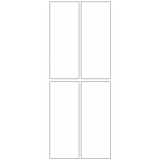 10993 - Label Size 55mm x 145mm - 930 labels per roll 