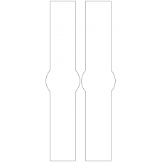 10996 - Label Size 80mm x 377mm - 370 labels per roll 
