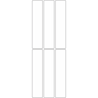 11011 - Label Size 32mm x 150mm - 1380 labels per roll