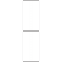 11014 - Label Size 75mm x 135mm - 500 labels per roll