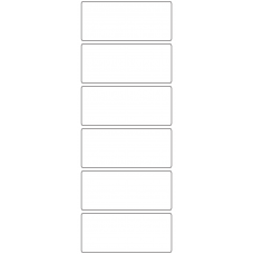 11025 - Label Size 100mm x 43mm - 1500 labels per roll 