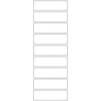 11027 - Label Size 100mm x 29mm - 2130 labels per roll