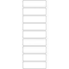 11027 - Label Size 100mm x 29mm - 2130 labels per roll 