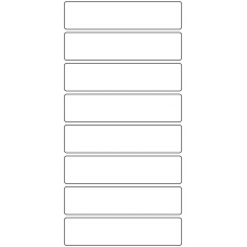 11028 - Label Size 100mm x 23.5mm - 2670 labels per roll 
