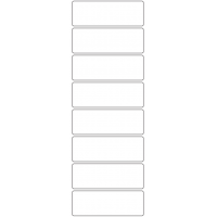 11030 - Label Size 97mm x 34mm - 1900 labels per roll