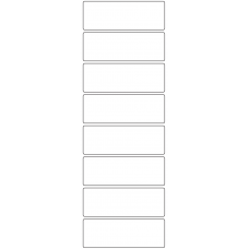 11030 - Label Size 97mm x 34mm - 1900 labels per roll 