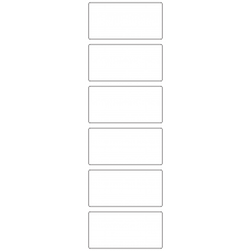 11032 - Label Size 90mm x 45mm - 1380 labels per roll 
