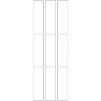 11033 - Label Size 30mm x 90mm - 2250 labels per roll