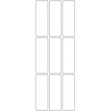 11033 - Label Size 30mm x 90mm - 2250 labels per roll 