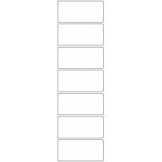 11034 - Label Size 84mm x 39mm - 1660 labels per roll 