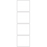 11035 - Label Size 80mm x 70mm - 950 labels per roll