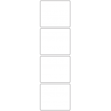 11035 - Label Size 80mm x 70mm - 950 labels per roll 