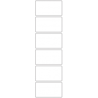 11037 - Label Size 80mm x 45mm - 1420 labels per roll