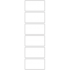 11038 - Label Size 80mm x 42mm - 1500 labels per roll 