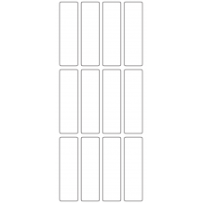 11039 - Label Size 23mm x 80mm - 3310 labels per roll 