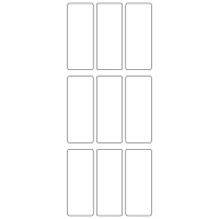 11040 - Label Size 30mm x 77mm - 2480 labels per roll