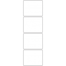 11042 - Label Size 74mm x 60mm - 1100 labels per roll 