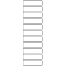 11044 - Label Size 74mm x 20mm - 3030 labels per roll 