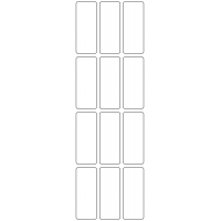 11052 - Label Size 26mm x 65mm - 3010 labels per roll