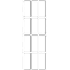 11052 - Label Size 26mm x 65mm - 3010 labels per roll 