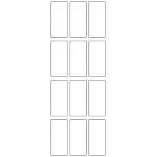 11054 - Label Size 30mm x 64mm - 3010 labels per roll 