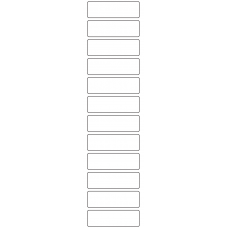 11057 - Label Size 64mm x 20mm - 3010 labels per roll 