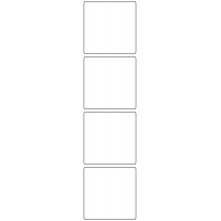11058 - Label Size 60mm x 60mm - 1100 labels per roll
