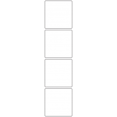 11058 - Label Size 60mm x 60mm - 1100 labels per roll 