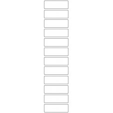 11063 - Label Size 60mm x 20mm - 3010 labels per roll 