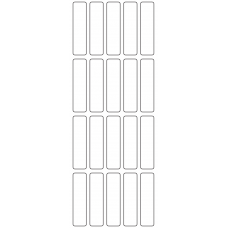 11066 - Label Size 15mm x 59mm - 5510 labels per roll 