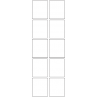 11068 - Label Size 48mm x 56mm - 2370 labels per roll 11068 - Label Size 48mm x 56mm - 2370 labels per roll