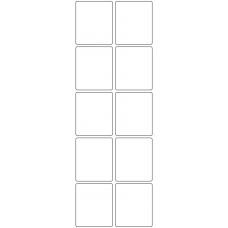 11068 - Label Size 48mm x 56mm - 2370 labels per roll 