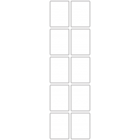 11069 - Label Size 40mm x 55mm - 2370 labels per roll 11069 - Label Size 40mm x 55mm - 2370 labels per roll
