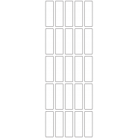 11071 - Label Size 17mm x 55mm - 5930 labels per roll
