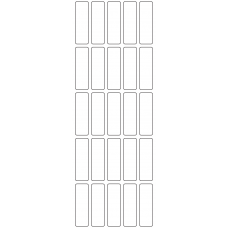 11071 - Label Size 17mm x 55mm - 5930 labels per roll 