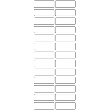 11076 - Label Size 51mm x 17mm - 6510 labels per roll 