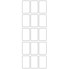 11077 - Label Size 30mm x 50mm - 3760 labels per roll 