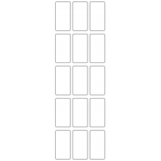 11078 - Label Size 26mm x 50mm - 3760 labels per roll 